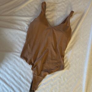 Lululemon dusty clay align bodysuit